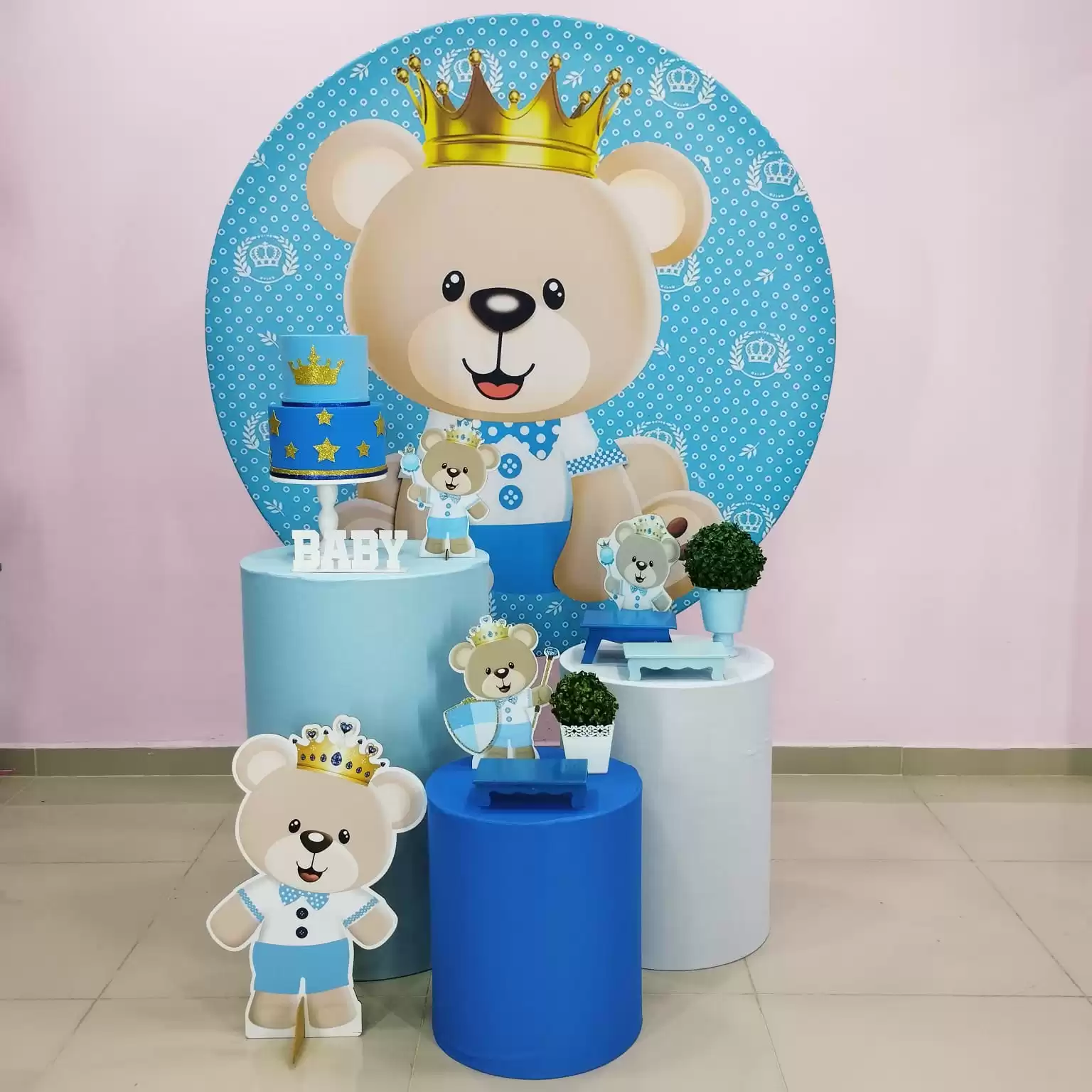 Urso Realeza Azul