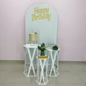 Adulto Painel Romano Branco