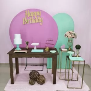 Adulto Rosa e verde Tifanny