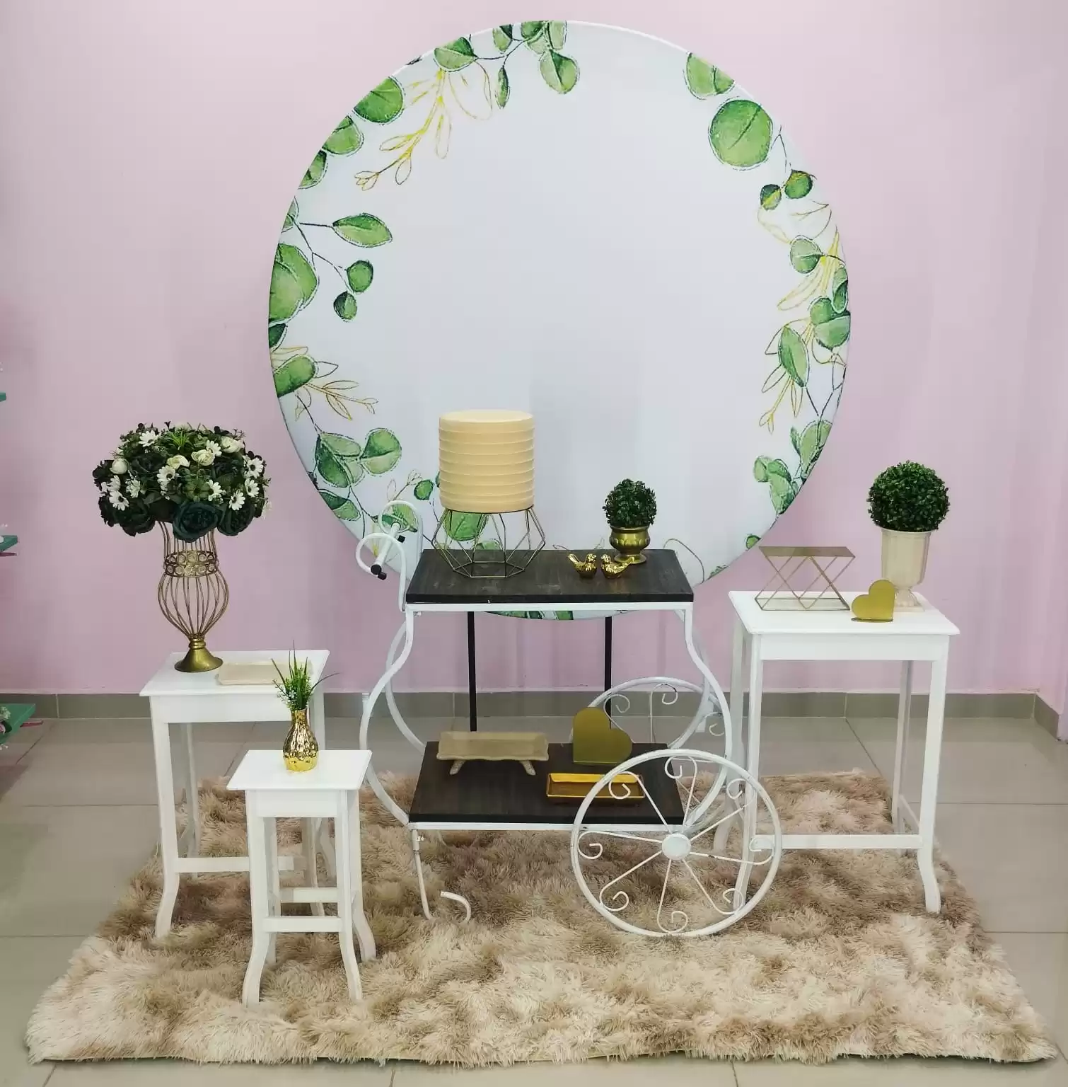 Adulto floral verde