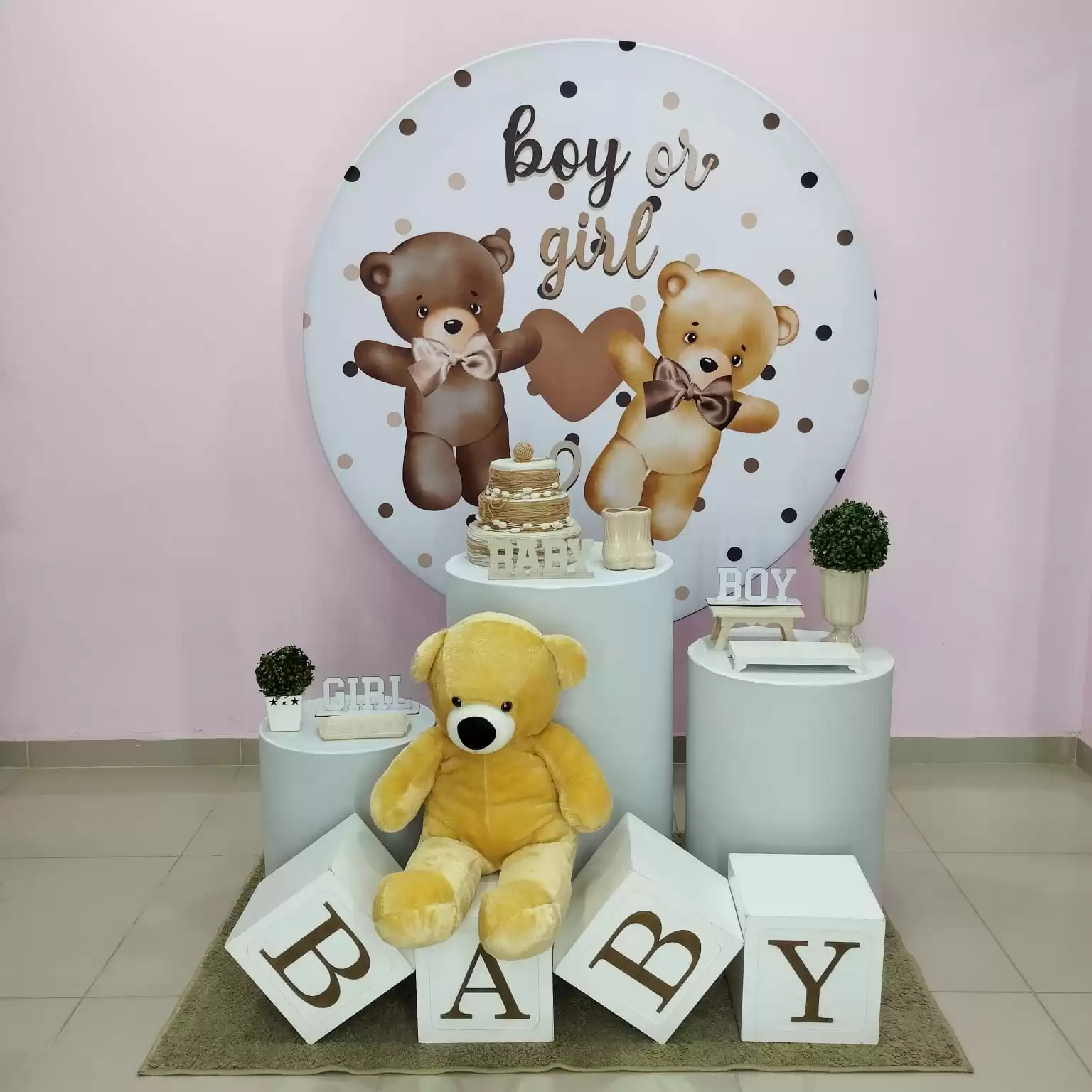 Chá Revelação urso