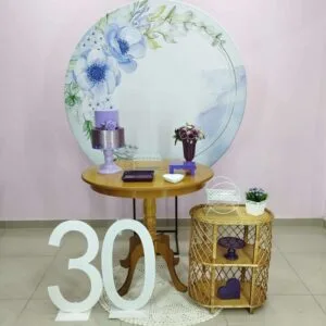 Adulto Floral Lilás