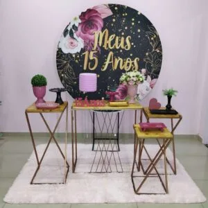 15 anos Preto e Pink