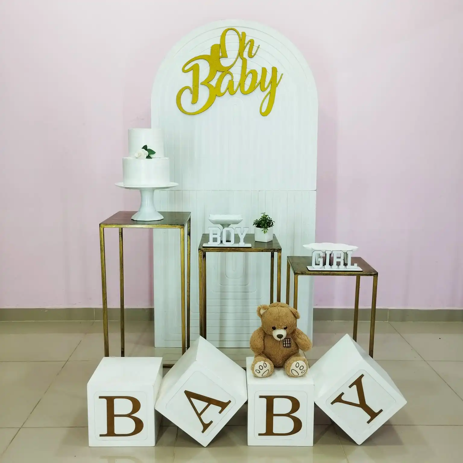 Chá Revelação Branco