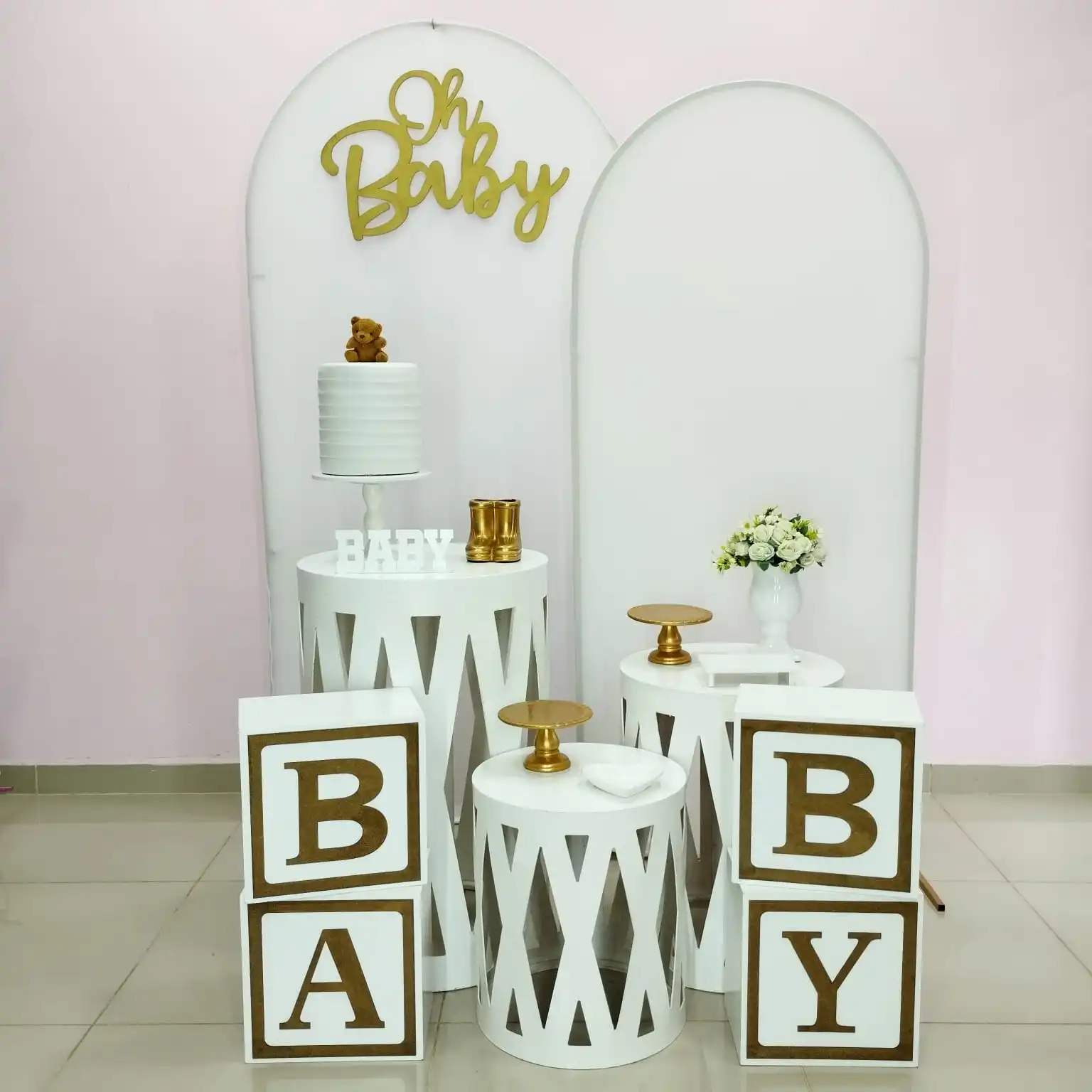 Chá de Bebê Branco