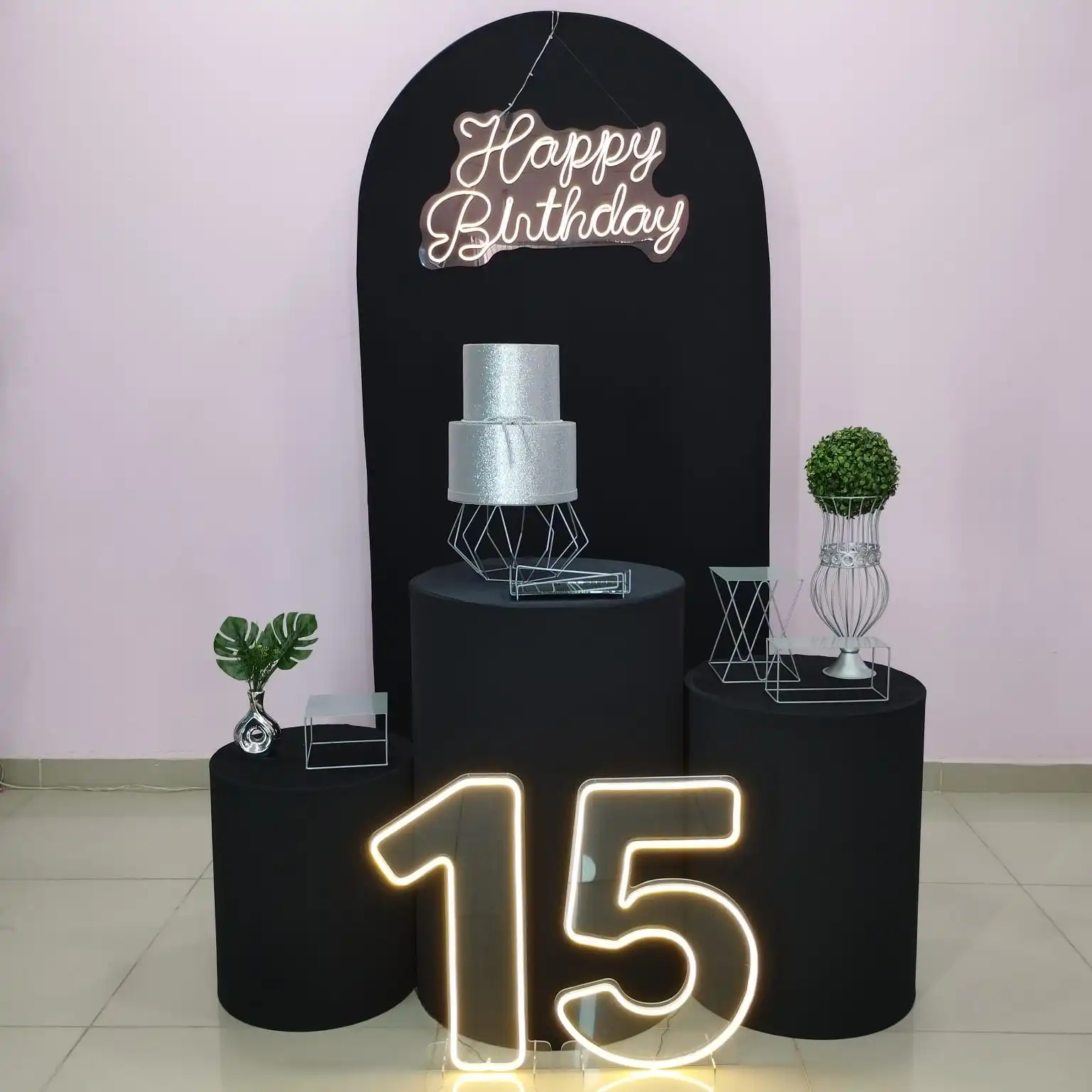 15 anos preto e prata