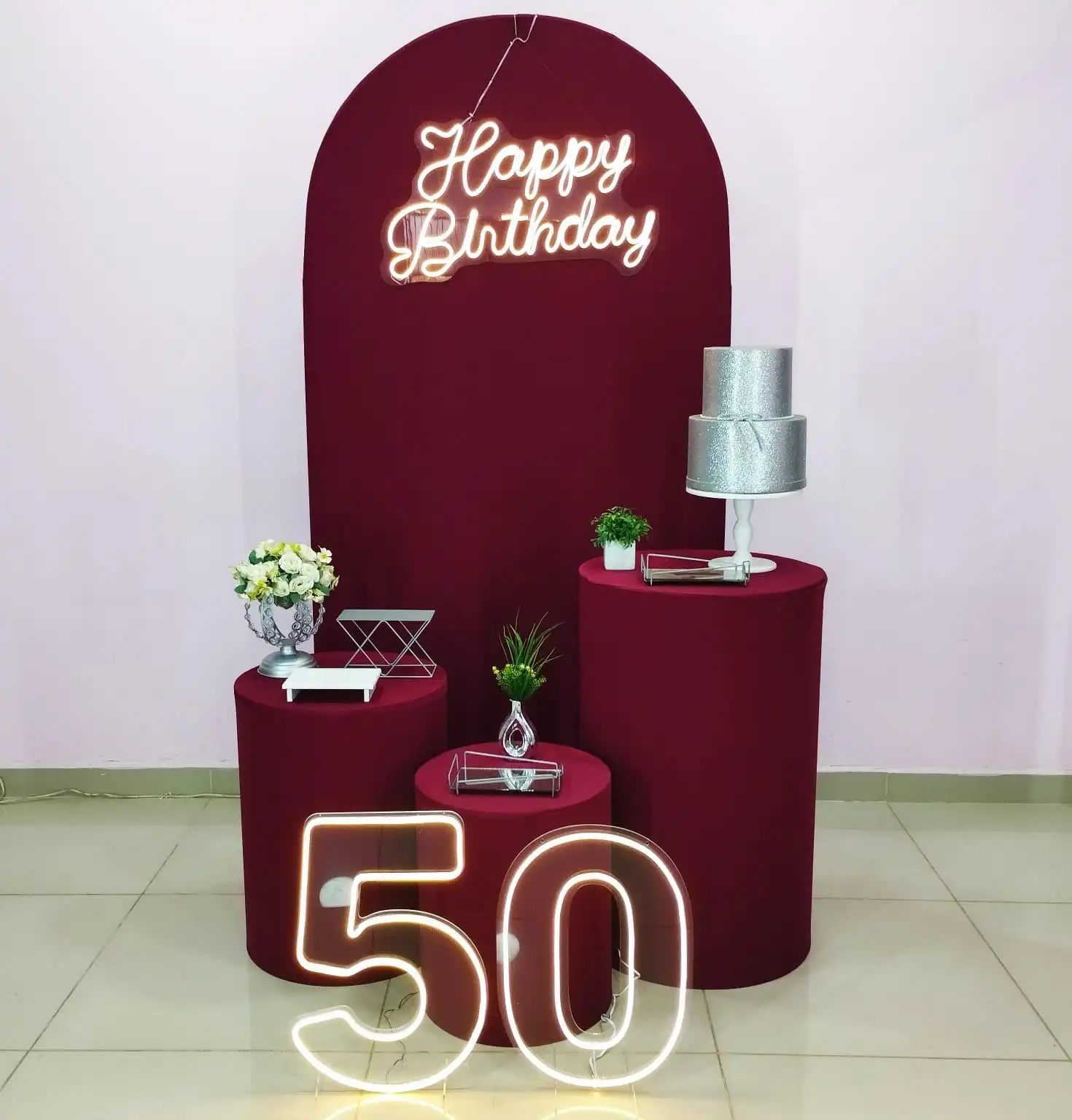 50 anos marsala e prata